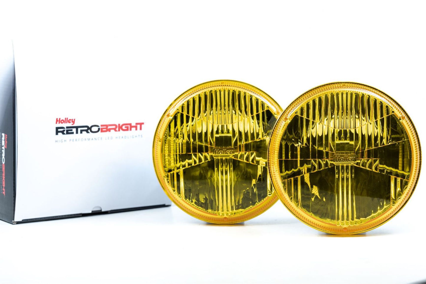 Holley RetroBright Headlight: Modern White (7" Round) - LFRB155