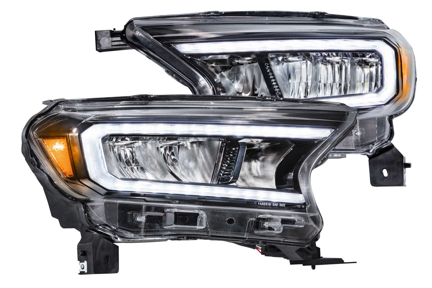 Carbide LED Headlights: Ford Ranger (19-21) (Reflector LED / Pair) - GTR.HL05