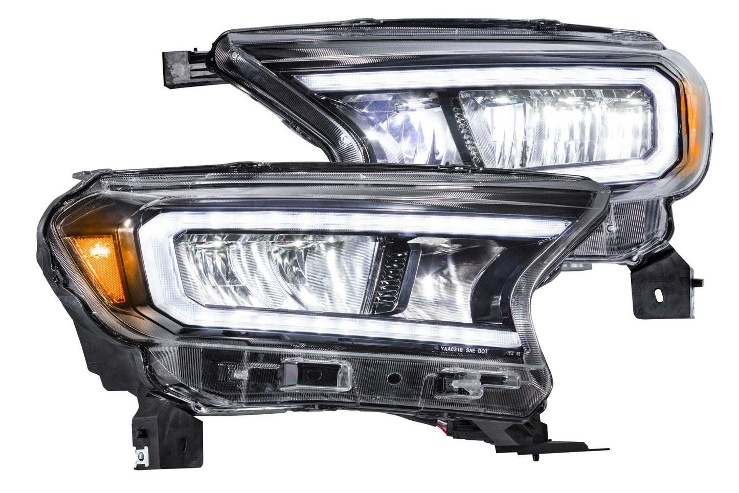 Carbide LED Headlights: Ford Ranger (19-21) (Reflector LED / Pair) - GTR.HL05