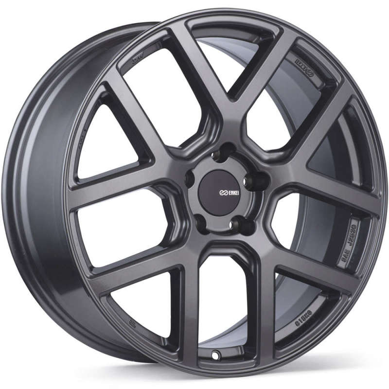 Enkei YX-5 17x7.5 5x100 45mm Offset 72.6mm Bore Gunmetal Wheel - 537-775-8045GM.