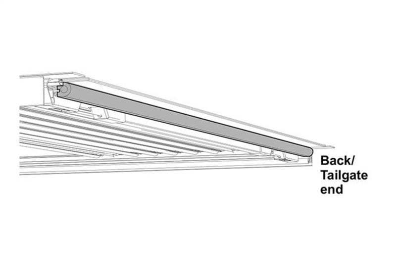 BAK (65in) Tailgate Seal - D Shaped - PARTS-321A0007 – throtl