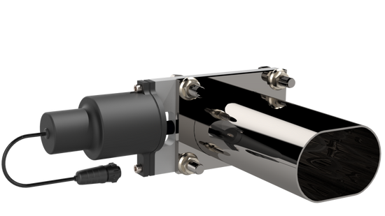 QTP Bolt-On QTEC Low Profile Oval Electric Cutout Valve - QTEC33.
