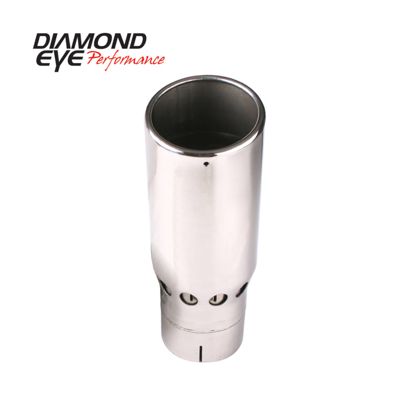 Diamond Eye TIP 5in INLET X 6in OUTLET VENTED/INTERCOOLER ROLLED - 5616VRA.
