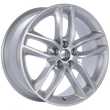 BBS SX 20x9 5x108 ET38 Sport Silver Wheel -82mm PFS/Clip - SX0605SK.