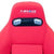 NRG Sport Seats (Pair) Type-R Cloth w/NRG Logo - Red - RSC-210L/R.
