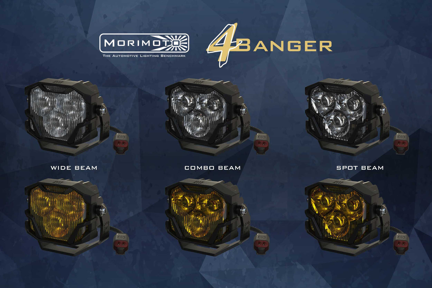 Morimoto 4Banger Fog Light Kit: 07-14 Yukon - 4B-FOG-GM-1084
