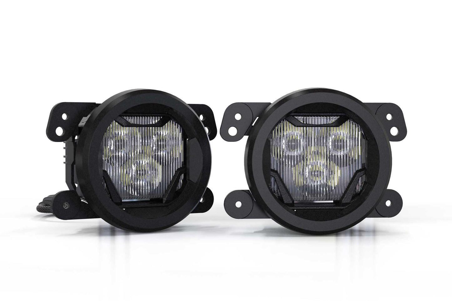 Morimoto 4Banger Fog Light Kit: Wrangler JK - 4B-FOG-M-1024
