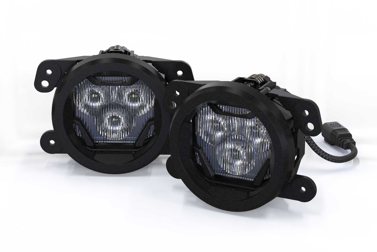 Morimoto 4Banger Fog Light Kit: Wrangler JK - 4B-FOG-M-1024