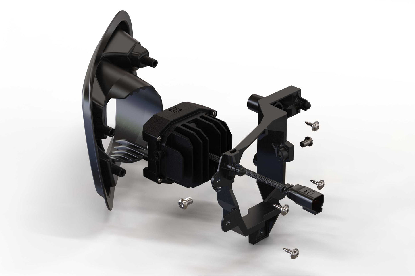 Morimoto 4Banger Fog Brackets: Type Ram Horizontal - BAF017 - BAF017