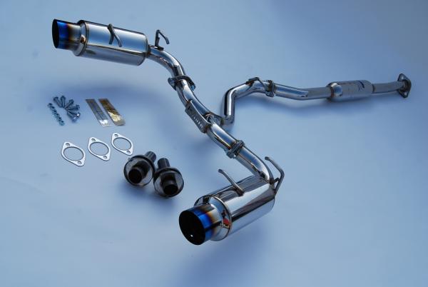 Invidia 12 Scion FRS/BRZ 60mm N1 Ti-Tip Cat- Back Exhaust - HS12SSTGTT.