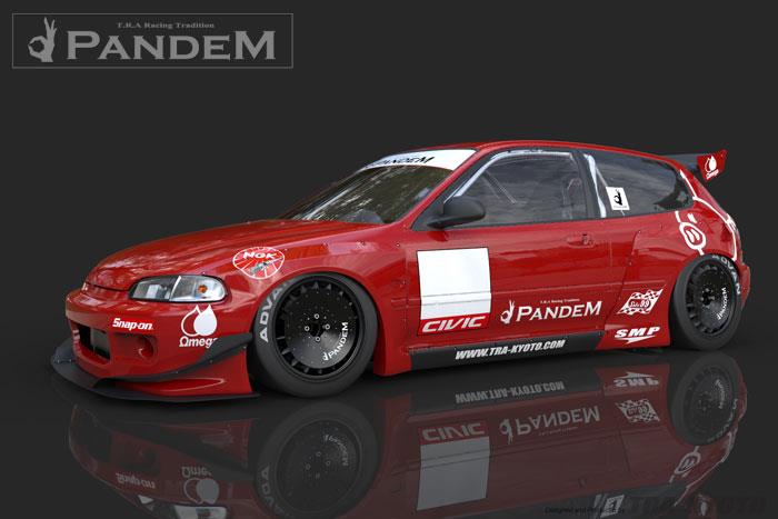 92-95 Honda Civic Rocket Bunny Full Wide-Body Aer - 17050110 - 17050110.