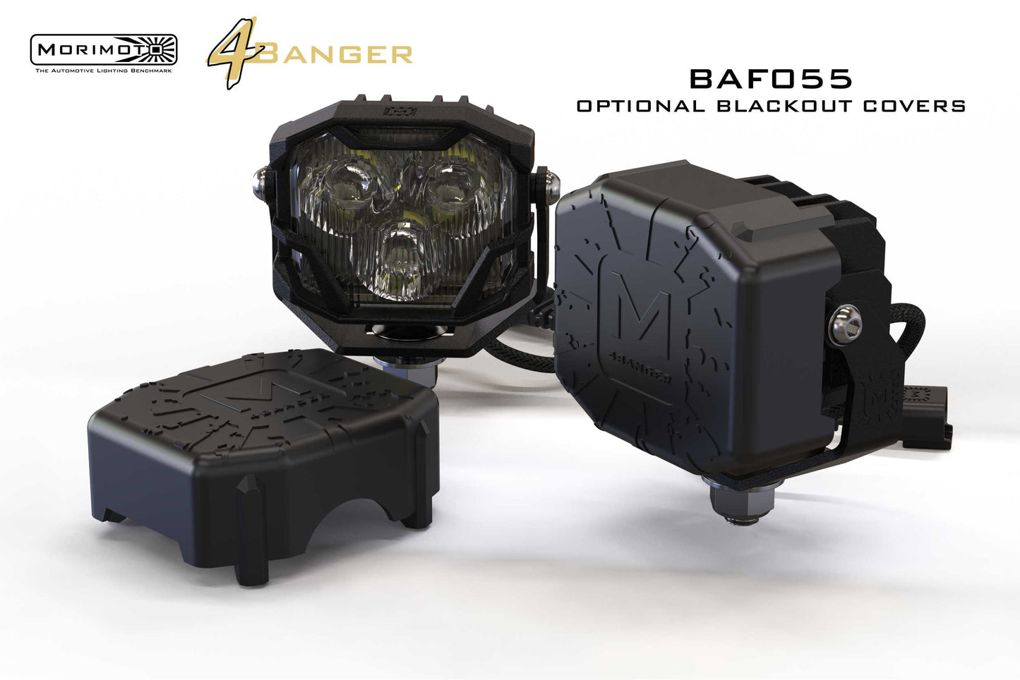 Morimoto 4Banger A-Pillar Kit: 09-18 Ram - 4B-PLR-KIT-1108
