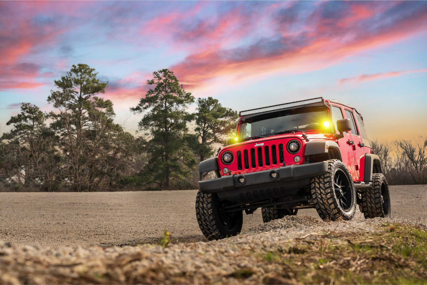 Morimoto 4Banger A-Pillar Kit: Wrangler JK - 4B-PLR-KIT-1132