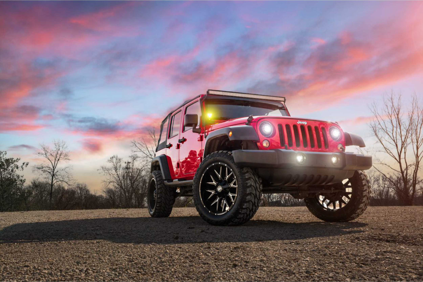 Morimoto 4Banger A-Pillar Kit: Wrangler JK - 4B-PLR-KIT-1132