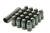 Wheel Mate Muteki Closed End Lug Nuts - Black Chrome - 41885T.
