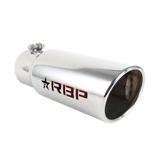 RBP RX-7 Polished Exhaust Tip Inlet 3.5in. / Outlet 4.5in. - RBP-35453R-7.