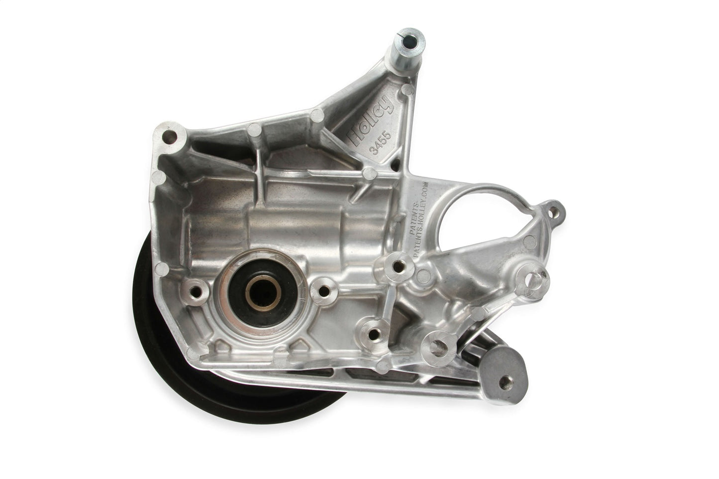 Holley Power Steering Bracket; Fits w/LT4 Dry Systems; Cast Finish; - 97-253