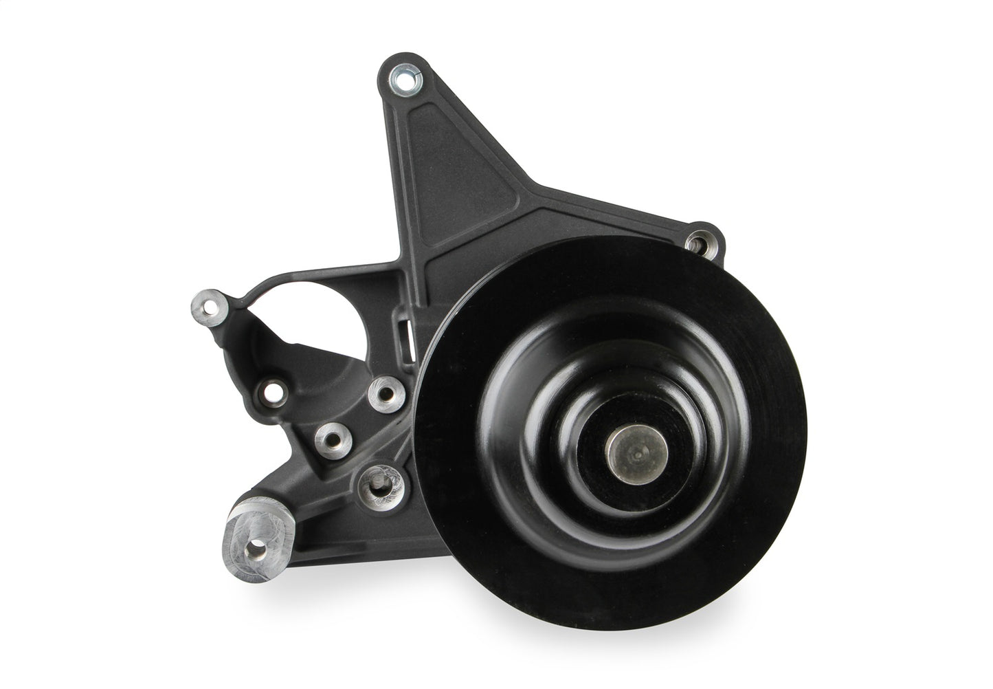 Holley Power Steering Bracket; Fits w/LT4 Systems; Black Finish; - 97-252BK