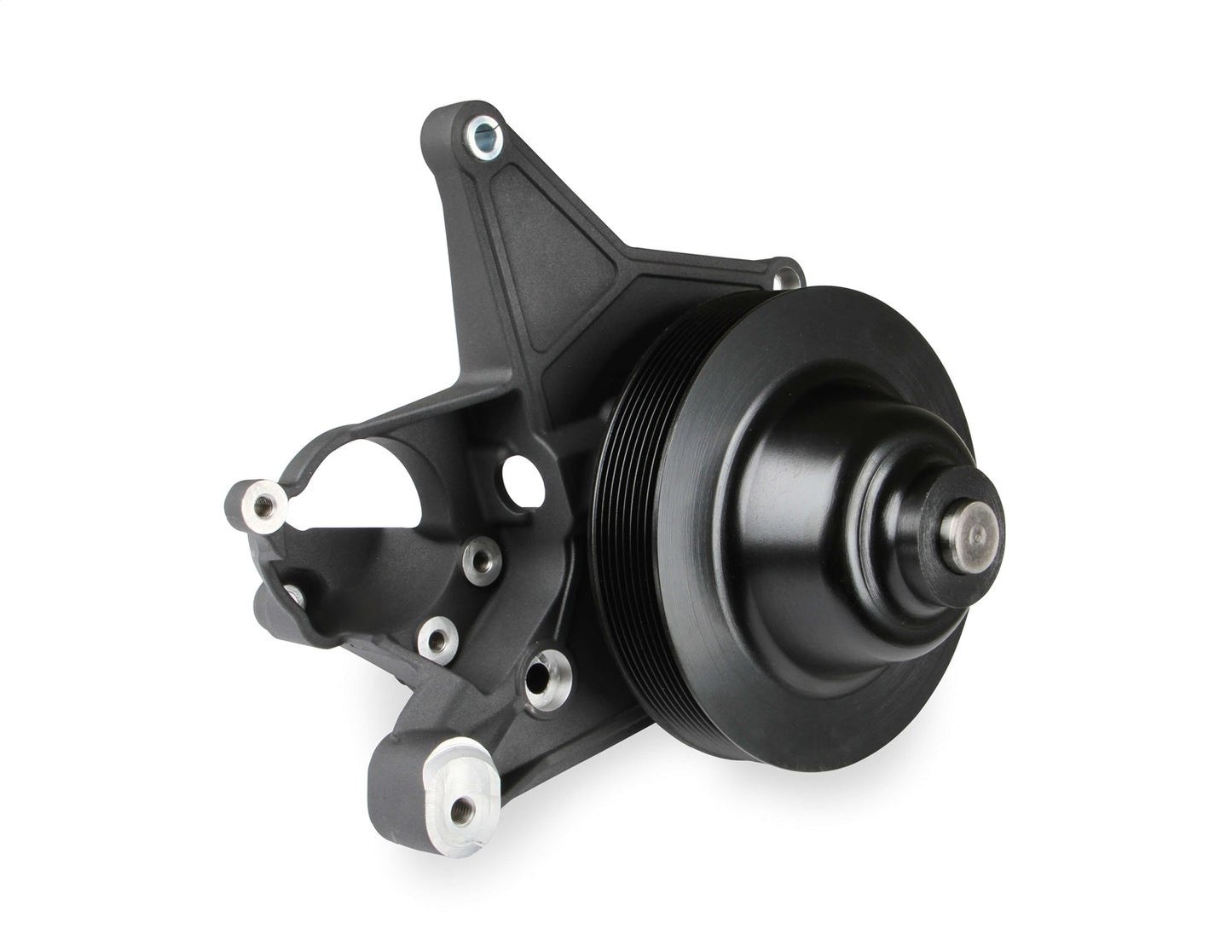 Holley Power Steering Bracket; Fits w/LT4 Systems; Black Finish; - 97-252BK