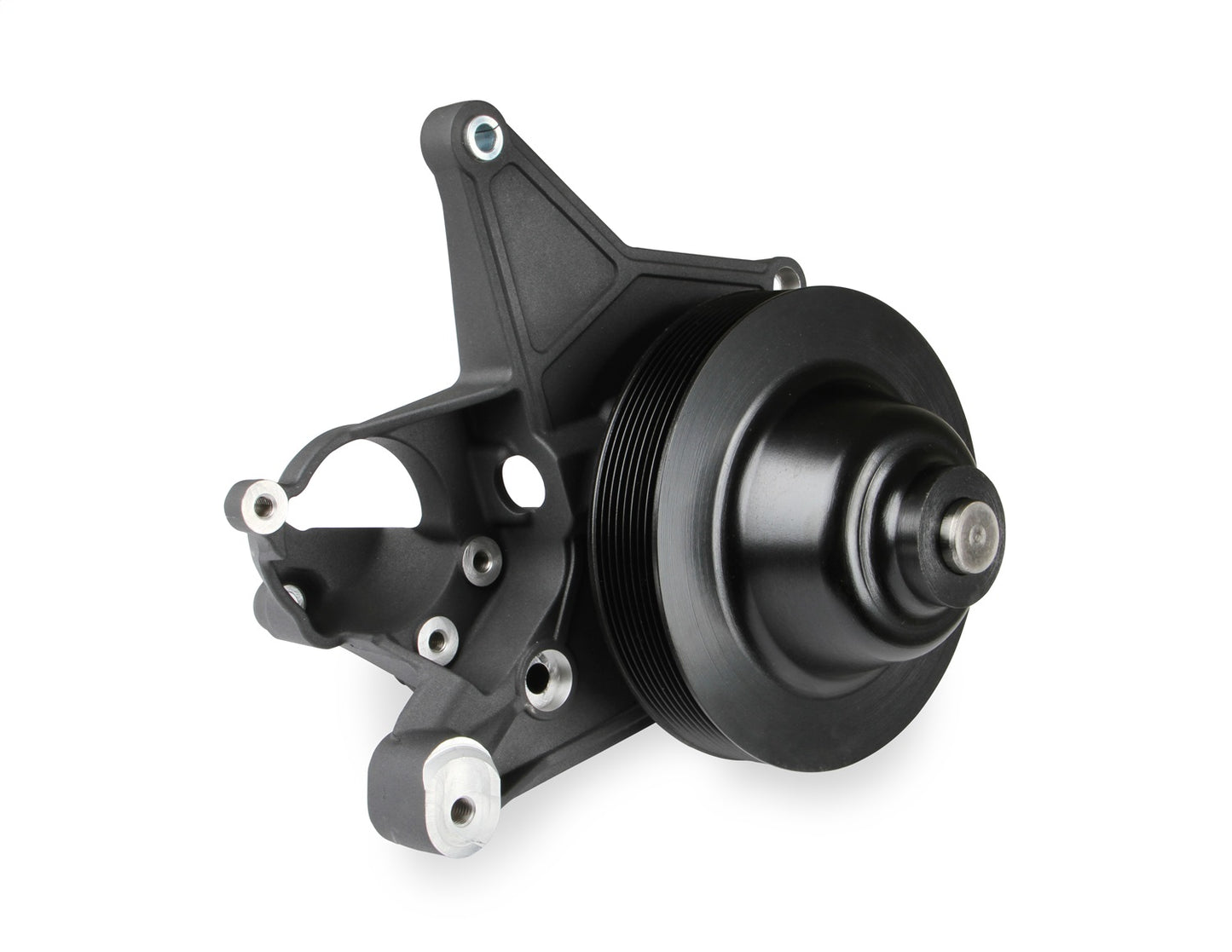 Holley Power Steering Bracket; Fits w/LT4 Systems; Black Finish; - 97-252BK