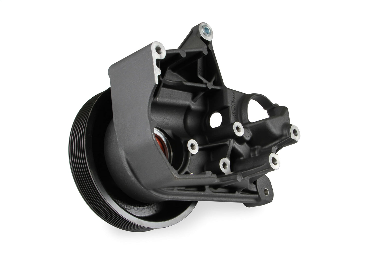 Holley Power Steering Bracket; Fits w/LT4 Systems; Black Finish; - 97-252BK