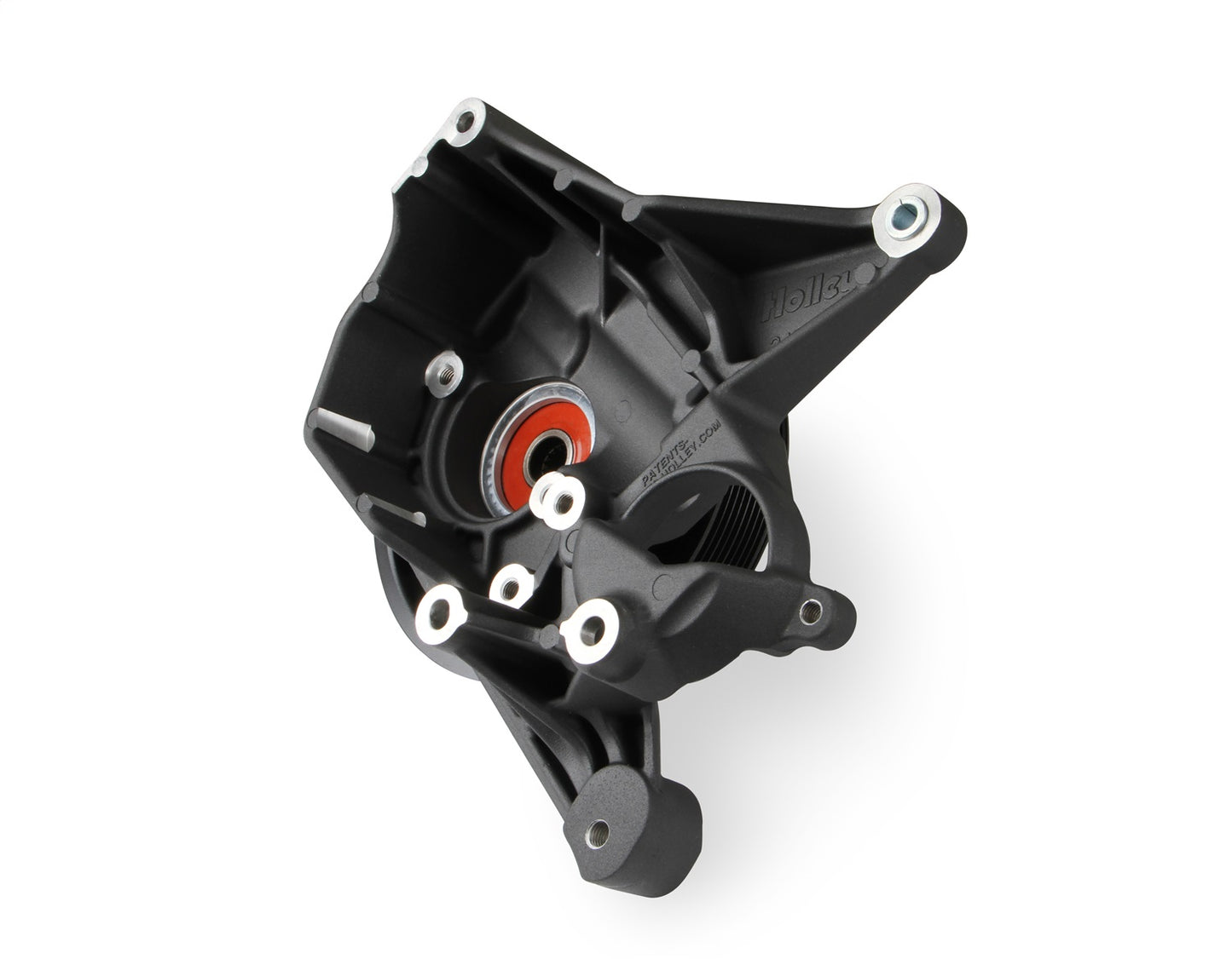 Holley Power Steering Bracket; Fits w/LT4 Systems; Black Finish; - 97-252BK