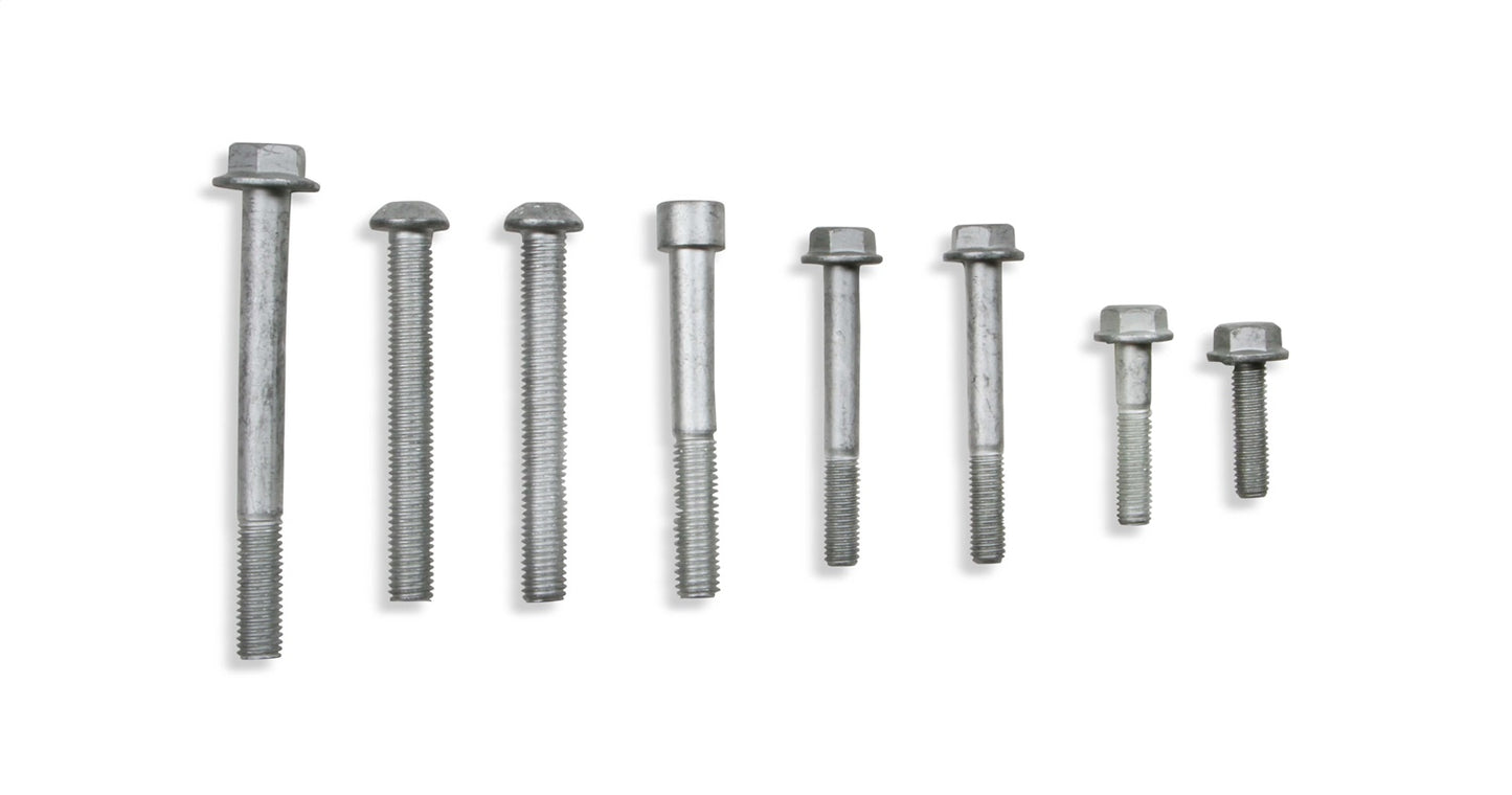 Holley Accessory Drive Hardware Kit; Fits w/LT4 Systems; Wet Sump; Cast Finish; - 97-260
