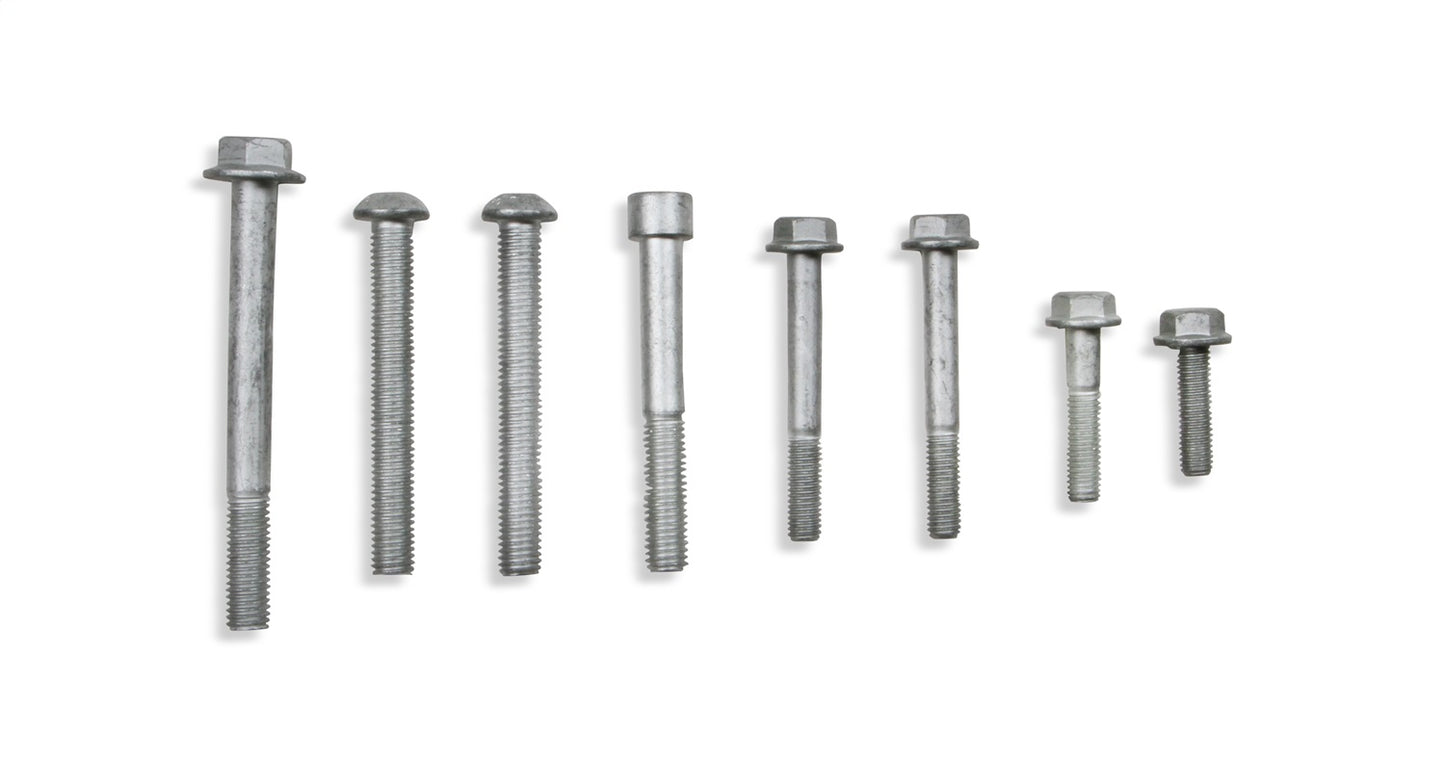 Holley Accessory Drive Hardware Kit; Fits w/LT4 Systems; Wet Sump; Cast Finish; - 97-260