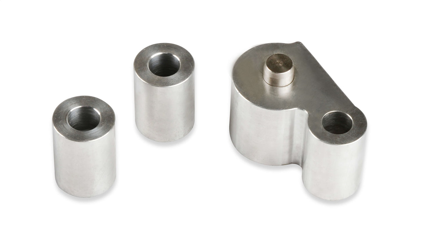 Holley Power Steering Spacer Kit; Fits w/LT4 Systems; Cast Finish; - 97-262