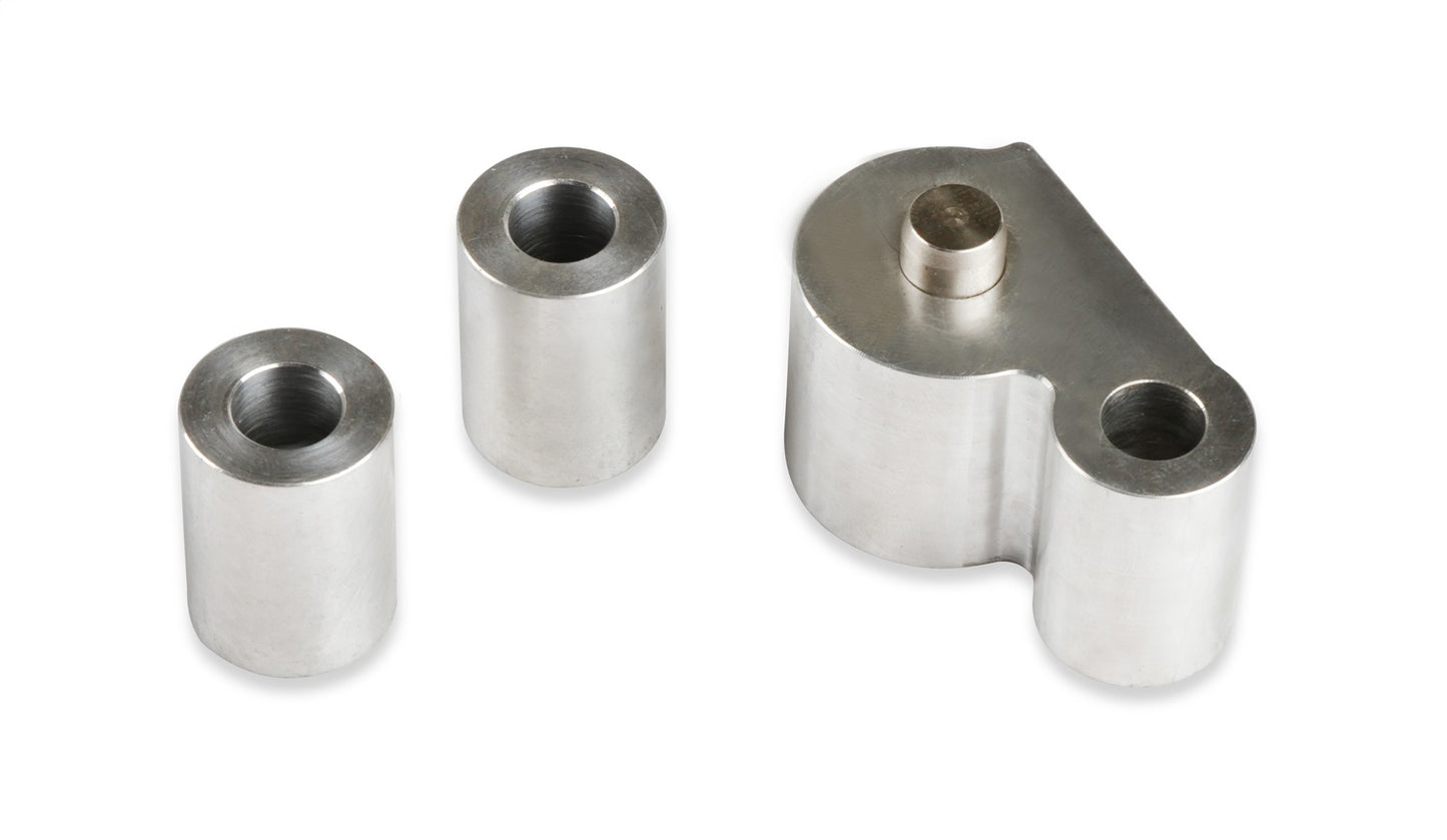 Holley Power Steering Spacer Kit; Fits w/LT4 Systems; Cast Finish; - 97-262