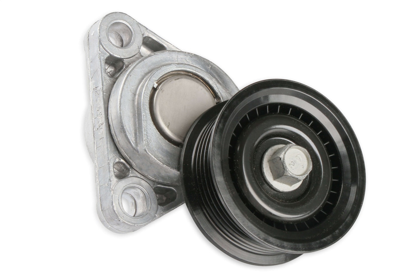 Holley Tensioner Assembly; w/Grooved Pulley LT; Cast Finish; - 97-264