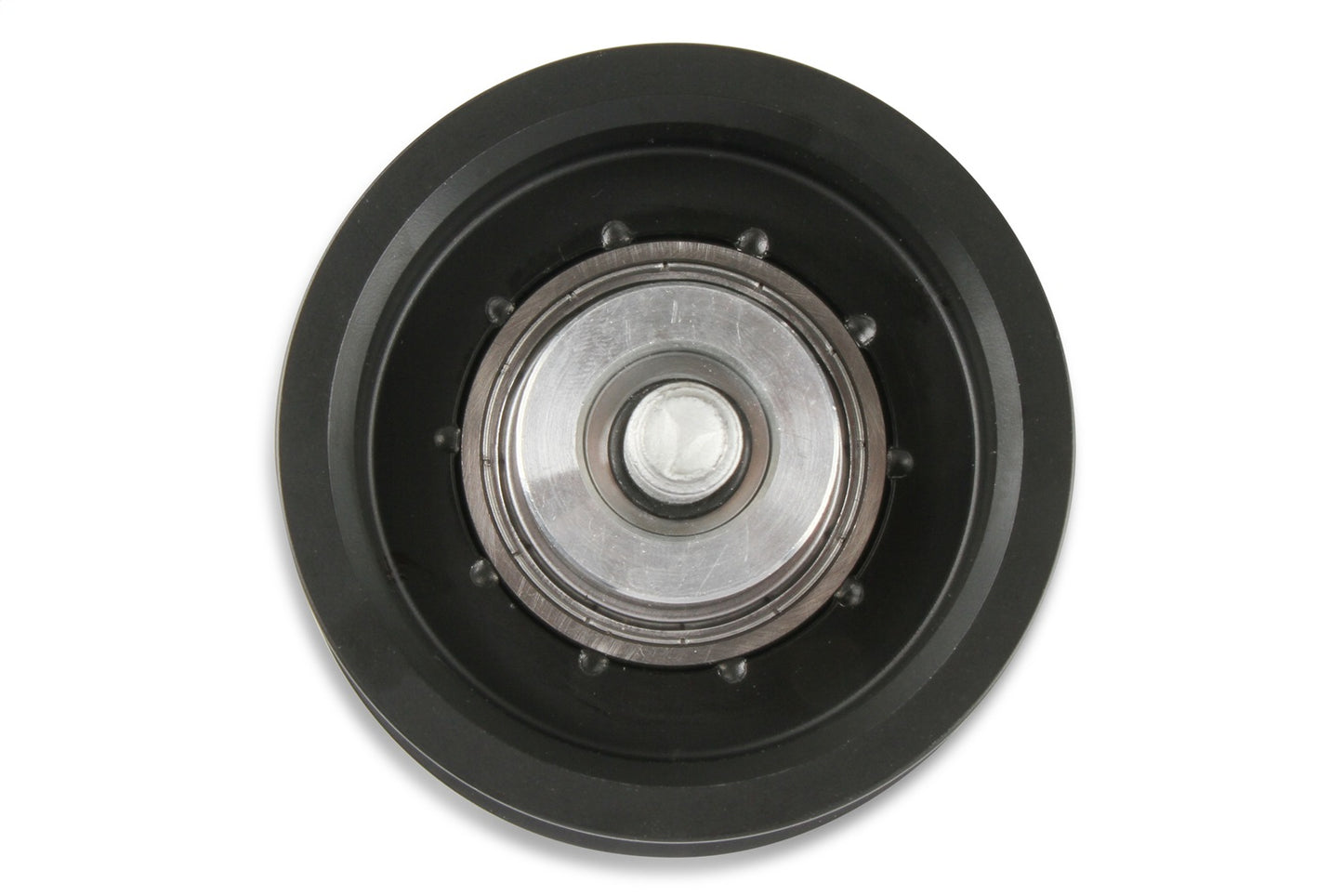 Holley Tensioner Assembly; w/Grooved Pulley LT5; Cast Finish; - 97-265