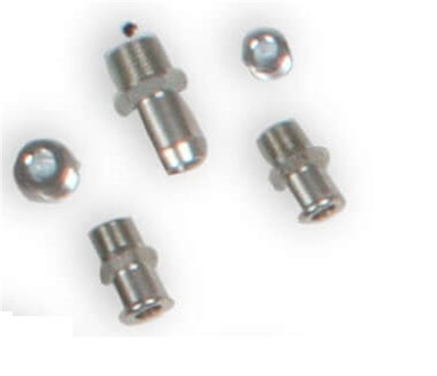 Holley Plugs/Fittings Kit; For SB Chevy Cooling Manifold; Chrome Finish; - 97-301