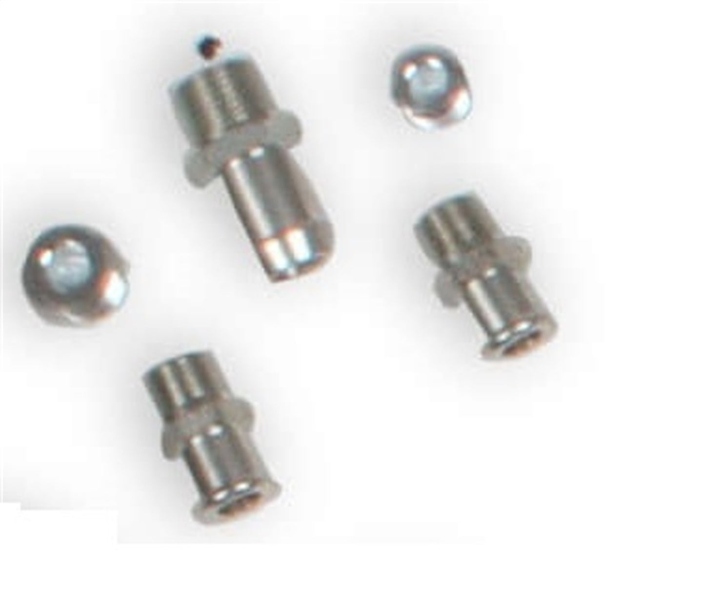 Holley Plugs/Fittings Kit; For SB Chevy Cooling Manifold; Chrome Finish; - 97-301
