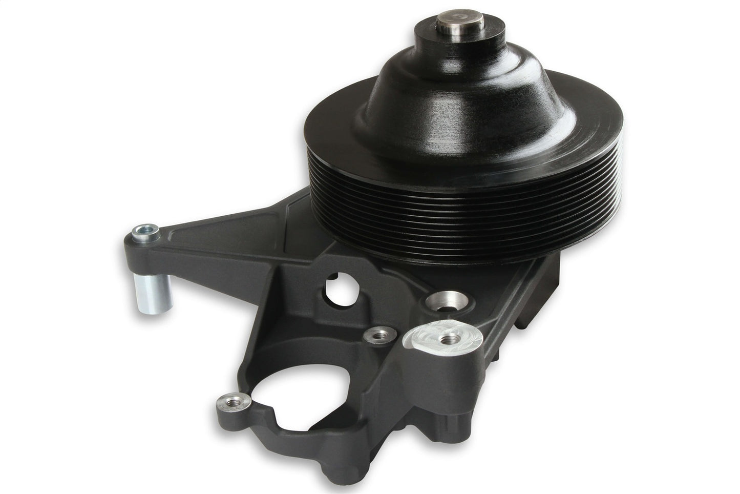 Holley Power Steering Bracket; Fits w/LT5 Wet Systems; Black Finish; - 97-334BK