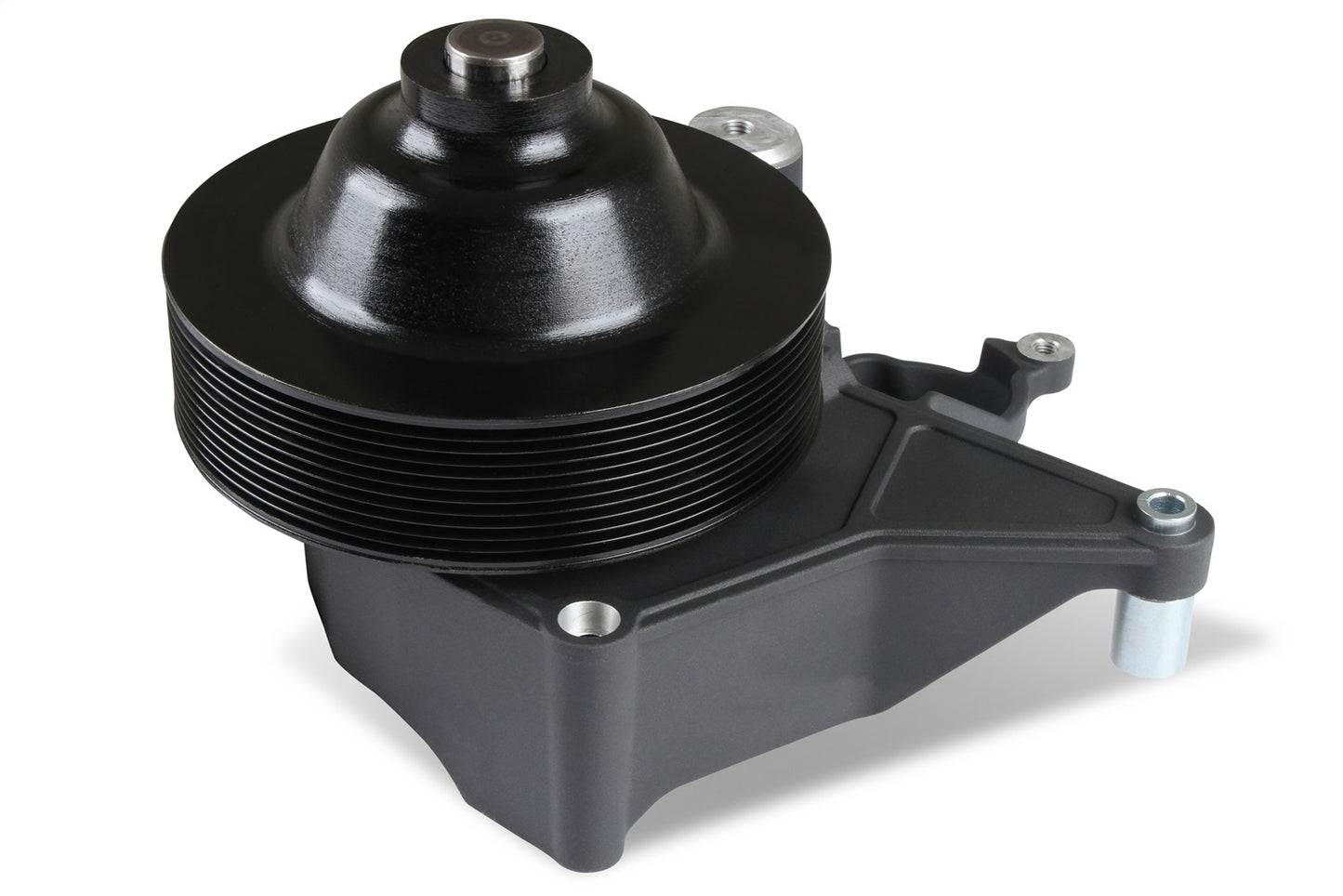 Holley Power Steering Bracket; Fits w/LT5 Wet Systems; Black Finish; - 97-334BK