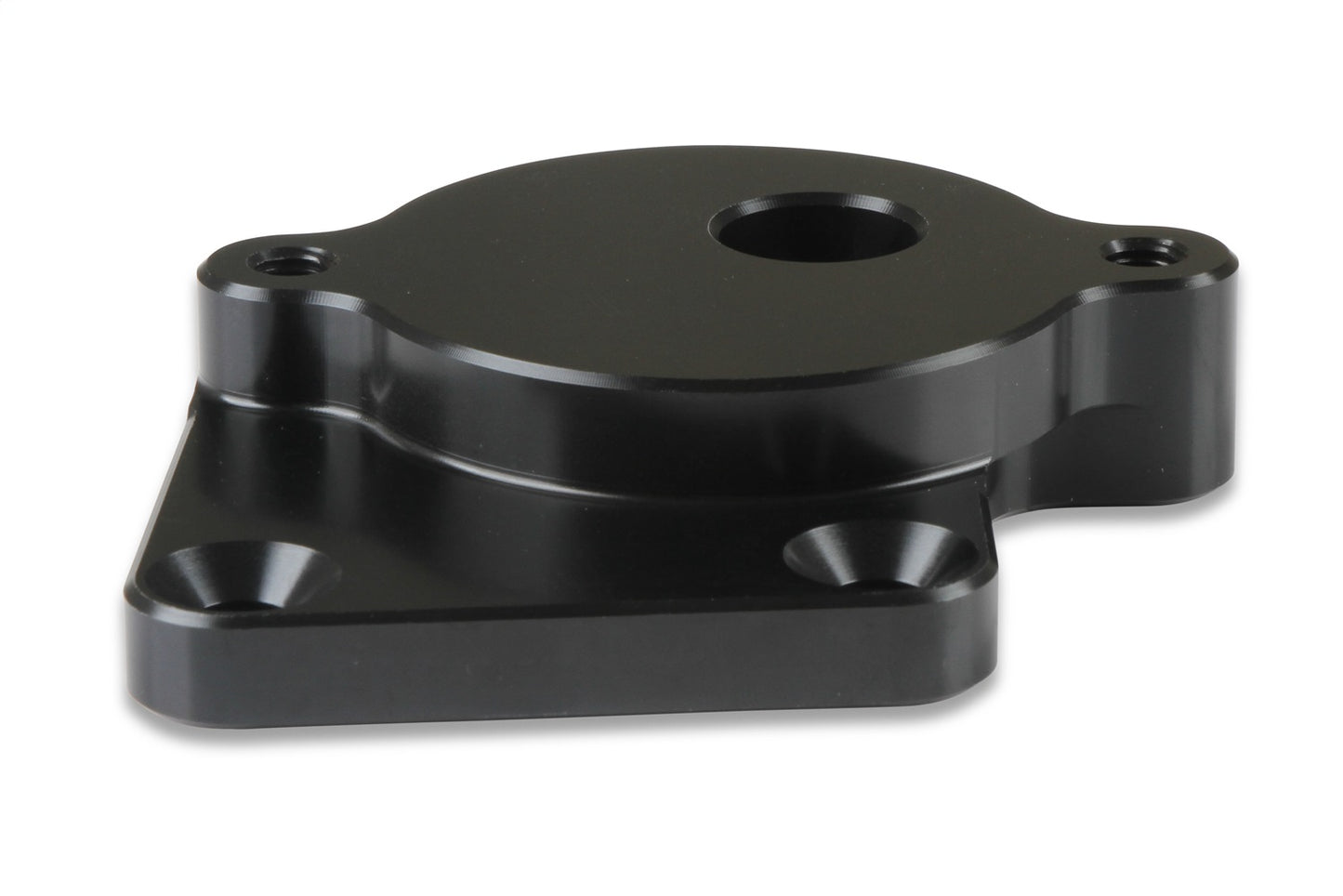 Holley Power Steering Bracket; Fits w/Gen III Hemi Engines Swap; Black Anodized; - 97-380