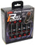 Project Kics 16+4 Locks Black R40 Iconix w/ Plastic Cap - WRIA14KR.