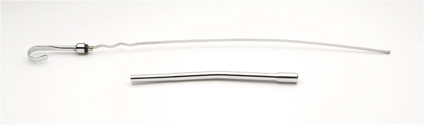 Oil Dipstick And Tube; Chrome Plated; - 9898