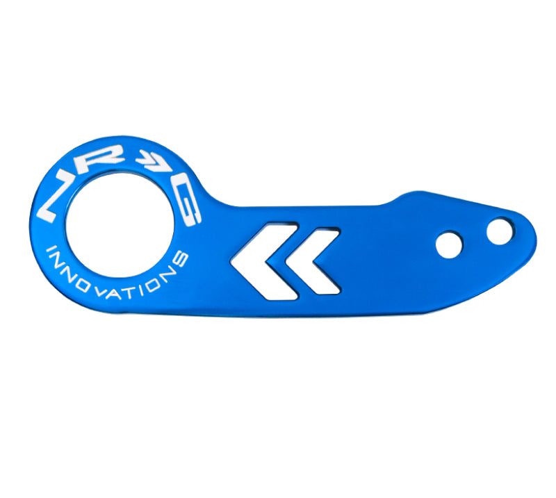 NRG Universal Rear Tow Hook - Anodized Blue - TOW-110BL.