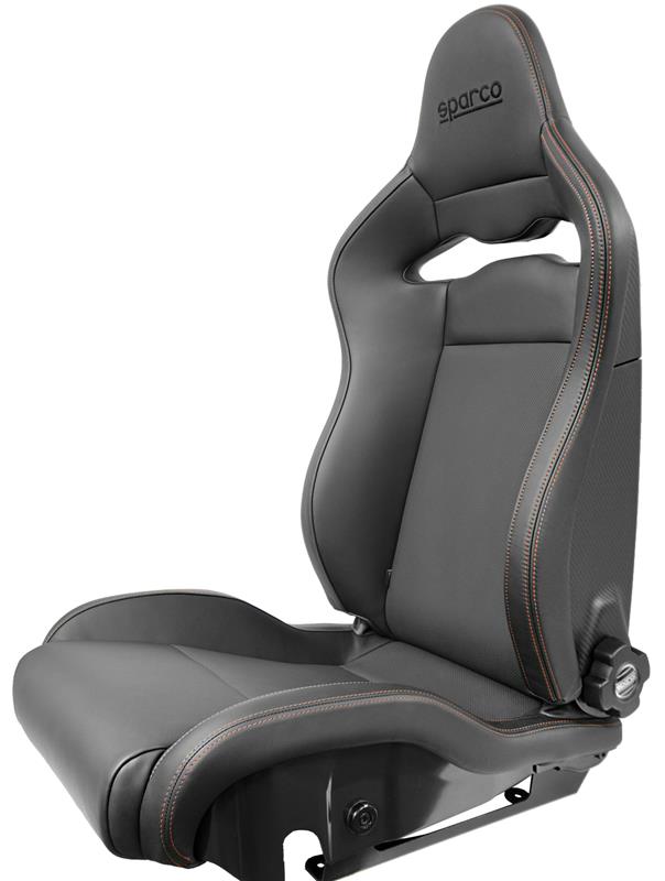 Sparco Seat SPX Special Edition Black/Red w/ Matte Carbon Shell - 00974ZMTNRRSSX.