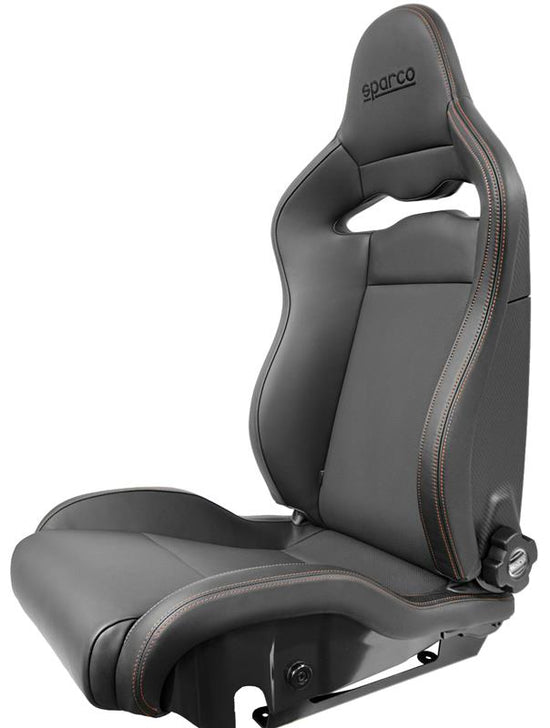 Sparco Seat SPX Special Edition Black/Red w/ Matte Carbon Shell - 00974ZMTNRRSSX.