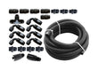 Torque Solution Braided Fuel Line Kit for -6 Aeromotive FPR: - TS-SU-6FLK-AM.