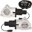 QTP 2.5in Bolt-On QTEC Dual Electric Cutout Valves - Pair - QTEC50.