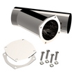 QTP 5in Weld-On QTEC Exhaust Cutout Y-Pipe - 10500.
