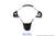 Revel GT Dry Carbon Steering Wheel Insert Covers Tesla Model - 1TR4GT1AX01.
