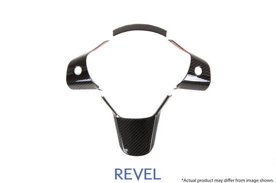 Revel GT Dry Carbon Steering Wheel Insert Covers Tesla Model - 1TR4GT1AX01.