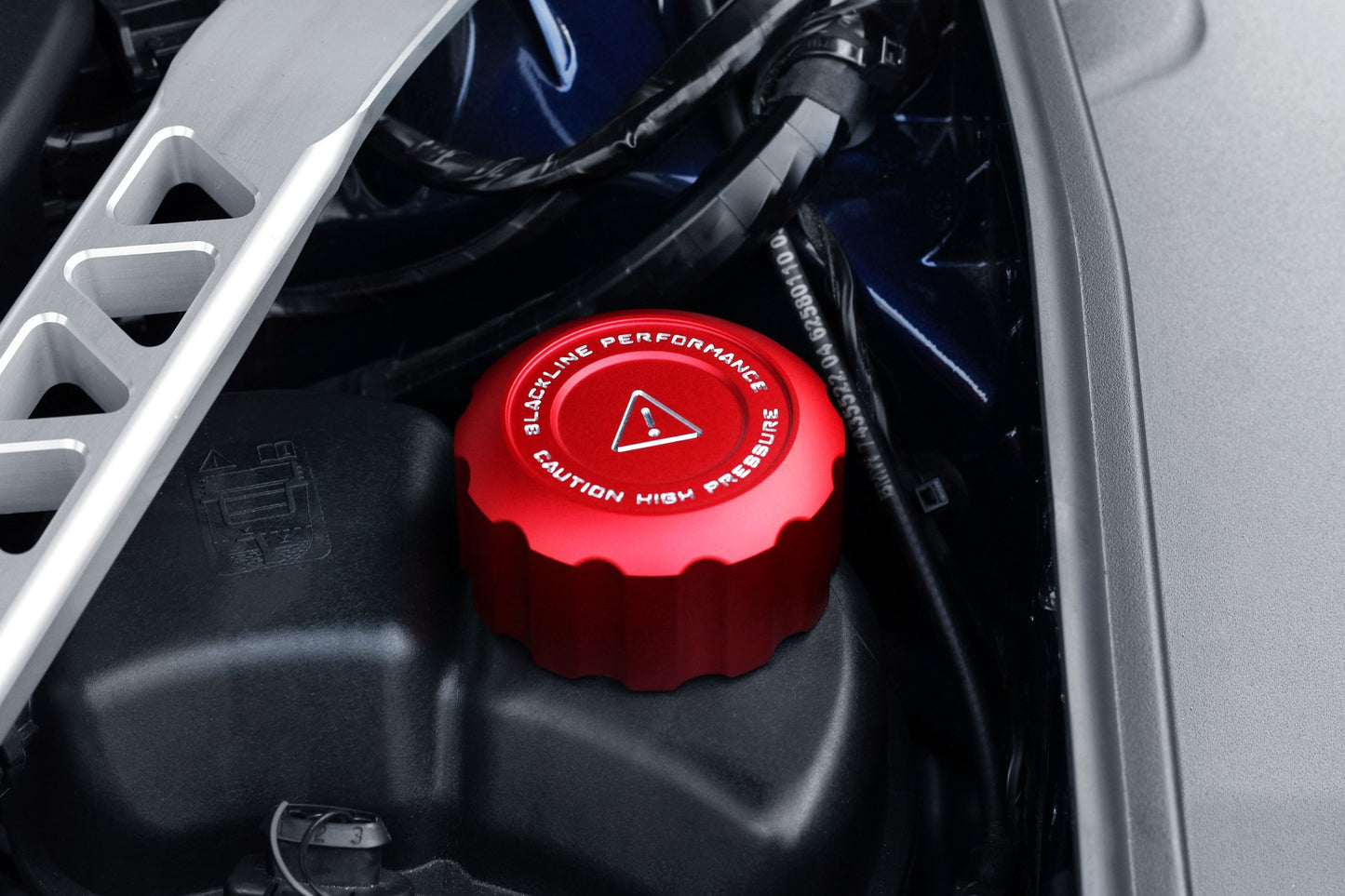Toyota GR Supra 2020+ (A90) BLACKLINE Performance Coolant Cap Cover Set - A90CCS.