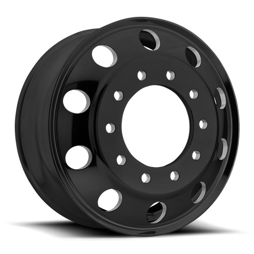 Set of 4: ATX Ao200 Baja Lite Wheel, 24x8.25 +144 Offset 10x285.75, Satin Blackout - AO20024510400H