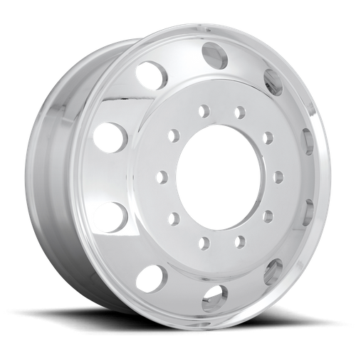 Set of 4: ATX Ao400 Baja Wheel, 24x8.25 +144 Offset 10x285.75, Polished Inner - AO40024510100